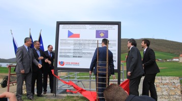 Odhalení informačního billboardu projektu Odhalení informačního billboardu projektu